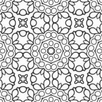 vector geometric flower shapes pattern background design