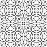 vector geometric flower shapes pattern background design