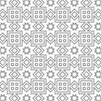 vector geometric flower shapes pattern background design