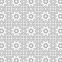 vector geometric flower shapes pattern background design