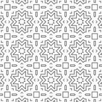 vector geometric flower shapes pattern background design