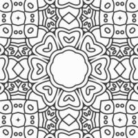 vector geometric flower shapes pattern design background