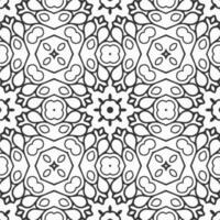 vector geometric flower shapes pattern background design