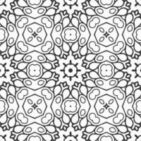 vector geometric flower shapes pattern background design