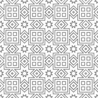 vector geometric flower shapes pattern background design