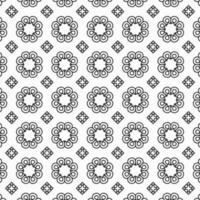 vector geometric flower shapes pattern design background