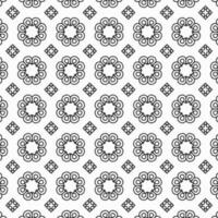 vector geometric flower shapes pattern design background