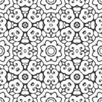 vector geometric flower shapes pattern background design
