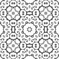 vector geometric flower shapes pattern background design