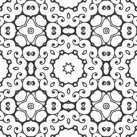 vector geometric flower shapes pattern background design