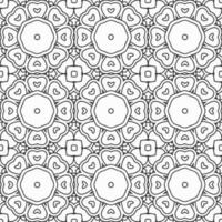 vector geometric flower shapes pattern design background