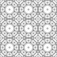 vector geometric flower shapes pattern design background