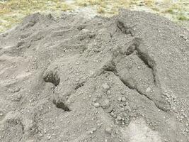 Close up photo of building sand