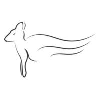 kangaroo vector illustration design