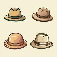 Top Hat Vector Graphic Collection.