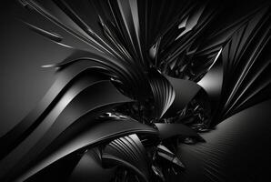 smooth black background, abstract wallpaper. photo