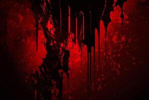 Distressed and Dirty Red and Black Background. horror background. photo