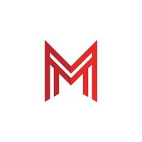 M Letter Logo Template vector