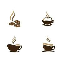 Coffee cup Logo Template vector