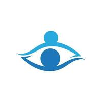 Eye Care vector logo design