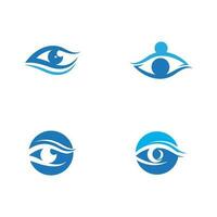 Eye Care vector logo design