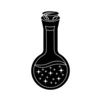 Glyph potion vector illustration