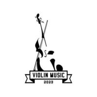 violín música vector