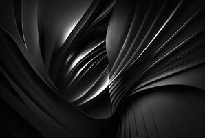 smooth black background, abstract wallpaper. photo