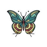 mariposa logo marca diseño es elegante y sofisticado, Perfecto para marcas ese querer a escaparate su belleza y transformación. vector