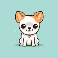 cute dog illustration is adorable and playful, perfect for designs that are fun and lighthearted. vector
