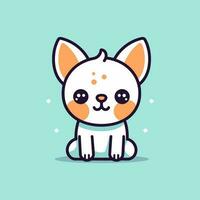 cute dog illustration is adorable and playful, perfect for designs that are fun and lighthearted. vector
