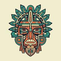 Explore the intricate details of Aztec culture with our stunning hand-drawn Aztec illustration design vector