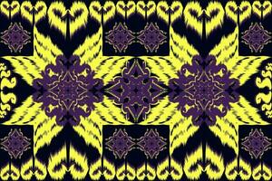 Indigenous pattern design, abstract, from geometric shapes, Asian style, used for background, home decoration, wallpaper. vector