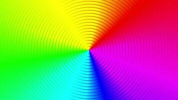 Rotating rainbow swirl. Seamless loop. seamless loop, Animation of multi-colored clean rings. Video animation Ultra HD 4K