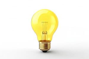 Light bulb that isolate on white background, fully of creative ideas, thinking concept, strategy and business plan, with . photo