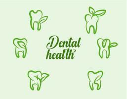 dental para salud servicios vector