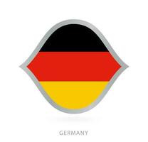 Germany national team flag in style for international basketball competitions. vector