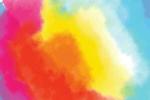 Colorful Water Color Effect Wallpaper Background vector