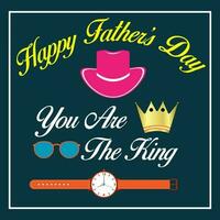 Unique And Modern Fathers Day Banner  Design Template 01 vector