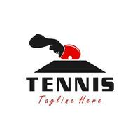 table tennis sport vector illustration logo