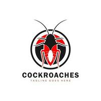 cucaracha vector ilustración logo diseño