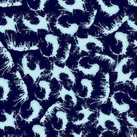 seamless pattern with splashes and splashes of water on a dark blue background vector