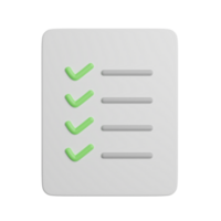 checklist werk baan png