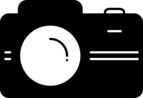 solid icon for camera vector