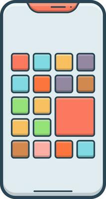 color icon for multiple