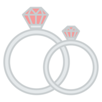 argent mariage bague png