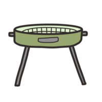 hand dragen camping element png