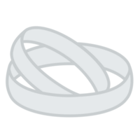 argent mariage bague png