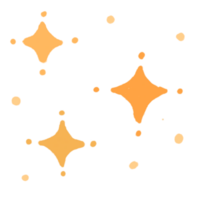 carino semplice scintillare stella e cuore png