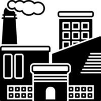 solid icon for industrial vector